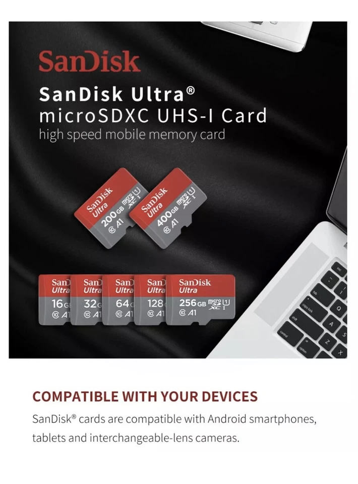 16 GB SanDisk Ultra Micro SD Card Class 10 SDHC Memory Card 98MB/s Class 10 UK - Image 4 of 4