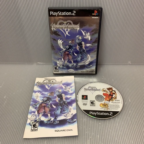 Kingdom Hearts - Re: Chain of Memories (Sony PlayStation 2 PS2, 2008) w/ Manual