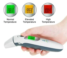 Amplim Medical Grade No Touch Non Contact Digital Infrared Forehead Thermometer