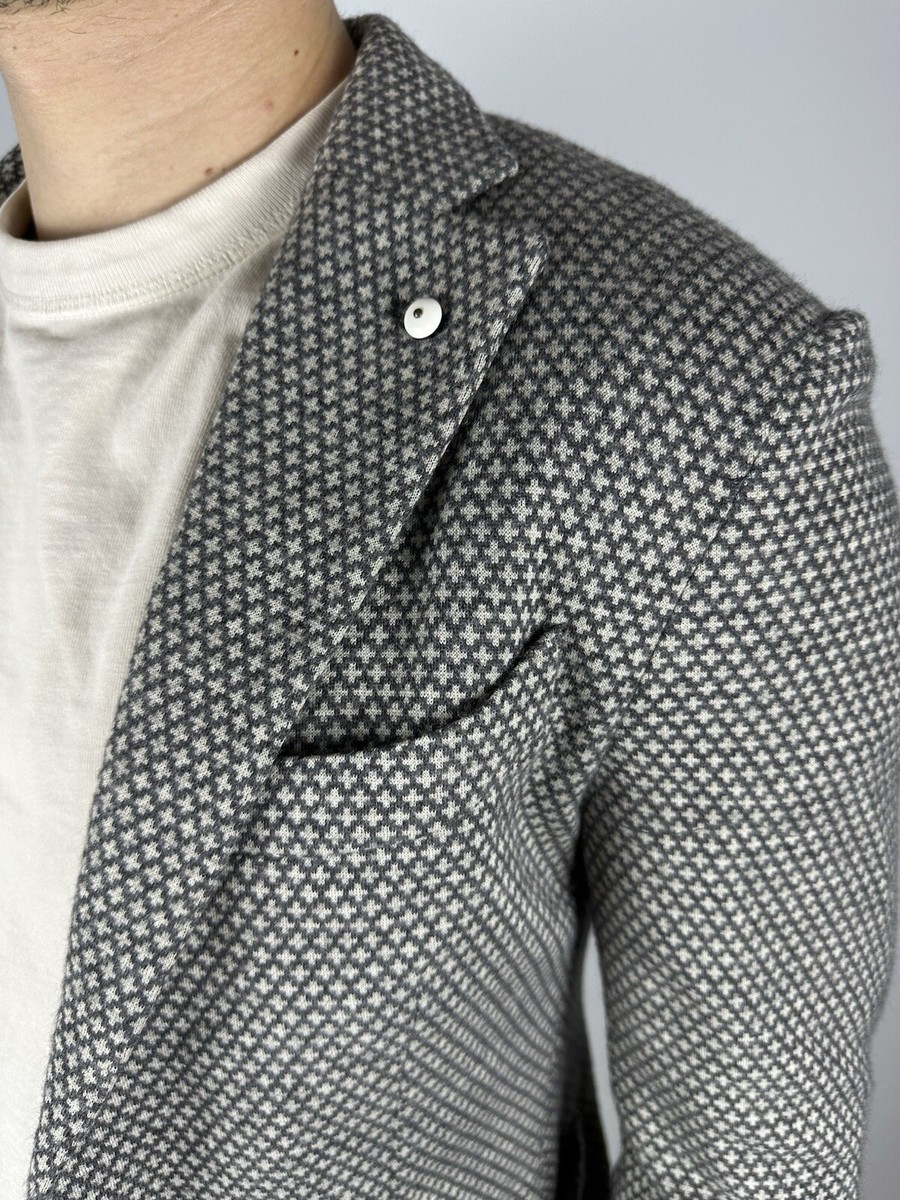 LBM 1911 Gray Plus Logo Dandy Jacket Lucky Wool LIMITED EDITION