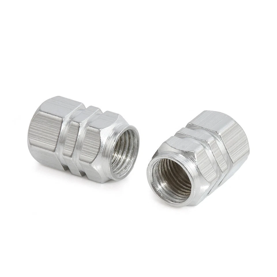 4x SUV Neumático Coche Llantas Vástago Válvula de Aire Tornillos Tapa Cubierta Antipolvo Accesorios Foto 2 de 4