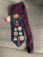 Coca Cola ornament Neck Tie New With Tag Silk Polar Bear Always Cool