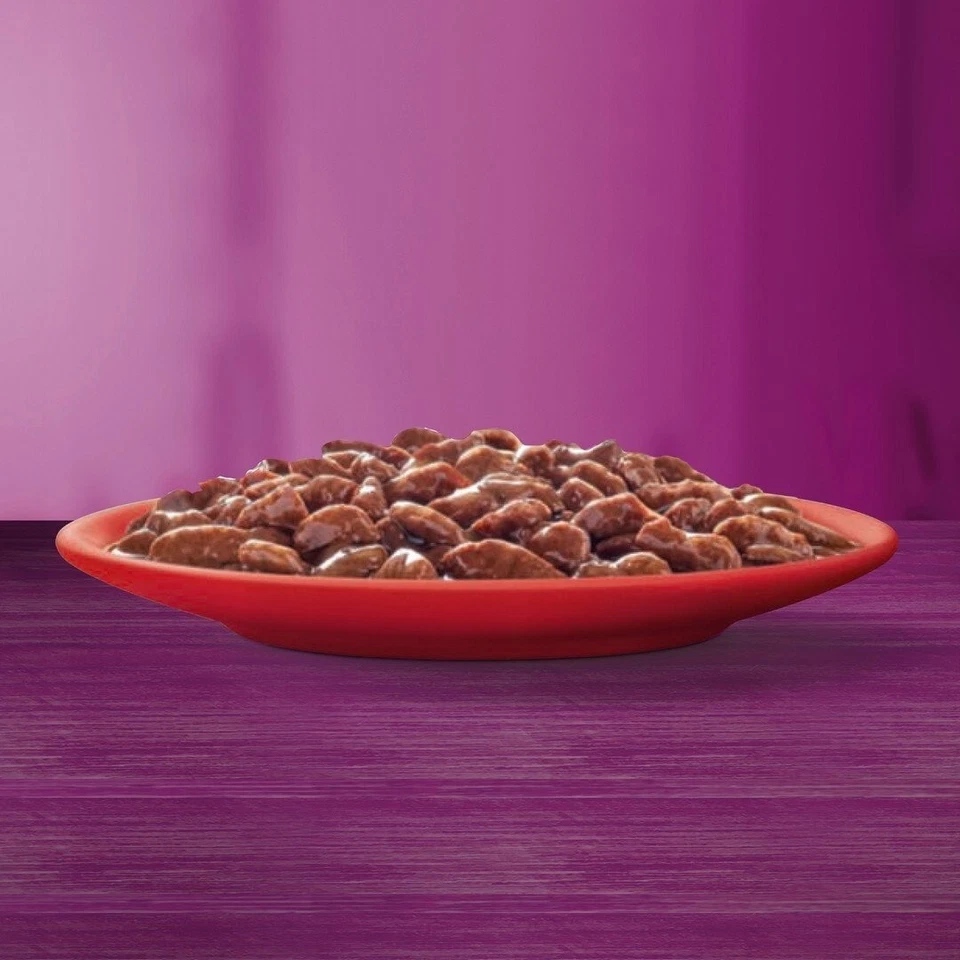 80x85g WHISKAS Nassfutter in Soße Rind, Huhn, Lamm, Geflügel für adulte Katzen - Bild 4 von 4