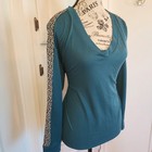 THALIA SODI green blouse- size M — photo 3