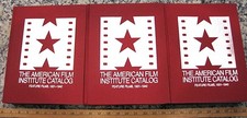 THE AMERICAN FILM INSTITUTE CATALOG 3 Vol 1993 Feature Films 1931-1940 Classics