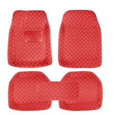 5pc Waterproof Universal Fit Pvc Leather Automotive Liners Car Floor Carpet Mats
