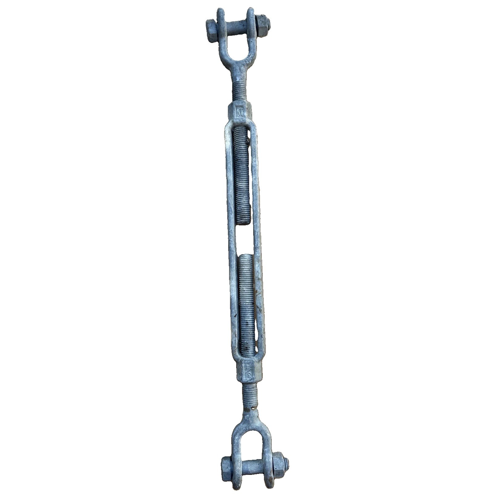 Turnbuckle, Jaw X Jaw, 3/4” X 24” Galvanized 1 Pc. KT Ken Tool Large