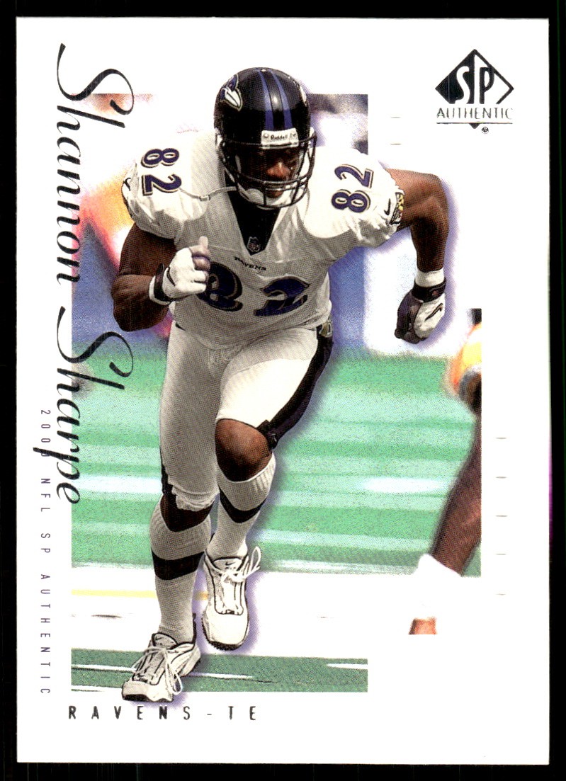 Shannon Sharpe 2000 SP Authentic #8 Ravens NFL READ FREE SHIPPING AutographDen