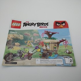 Lego 75823 ANGRY BIRDS Movie Island Egg Heist Instruction Manuals 1 & 2 ONLY