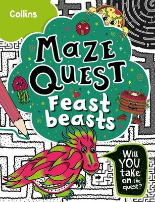 Feast Beasts: Solve 50 mazes in this adventure story for kids ag