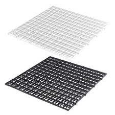 4pcs DIY Aquarium Lid Fish Tank Cover Lid Aquarium Top Cover Hood Black/White