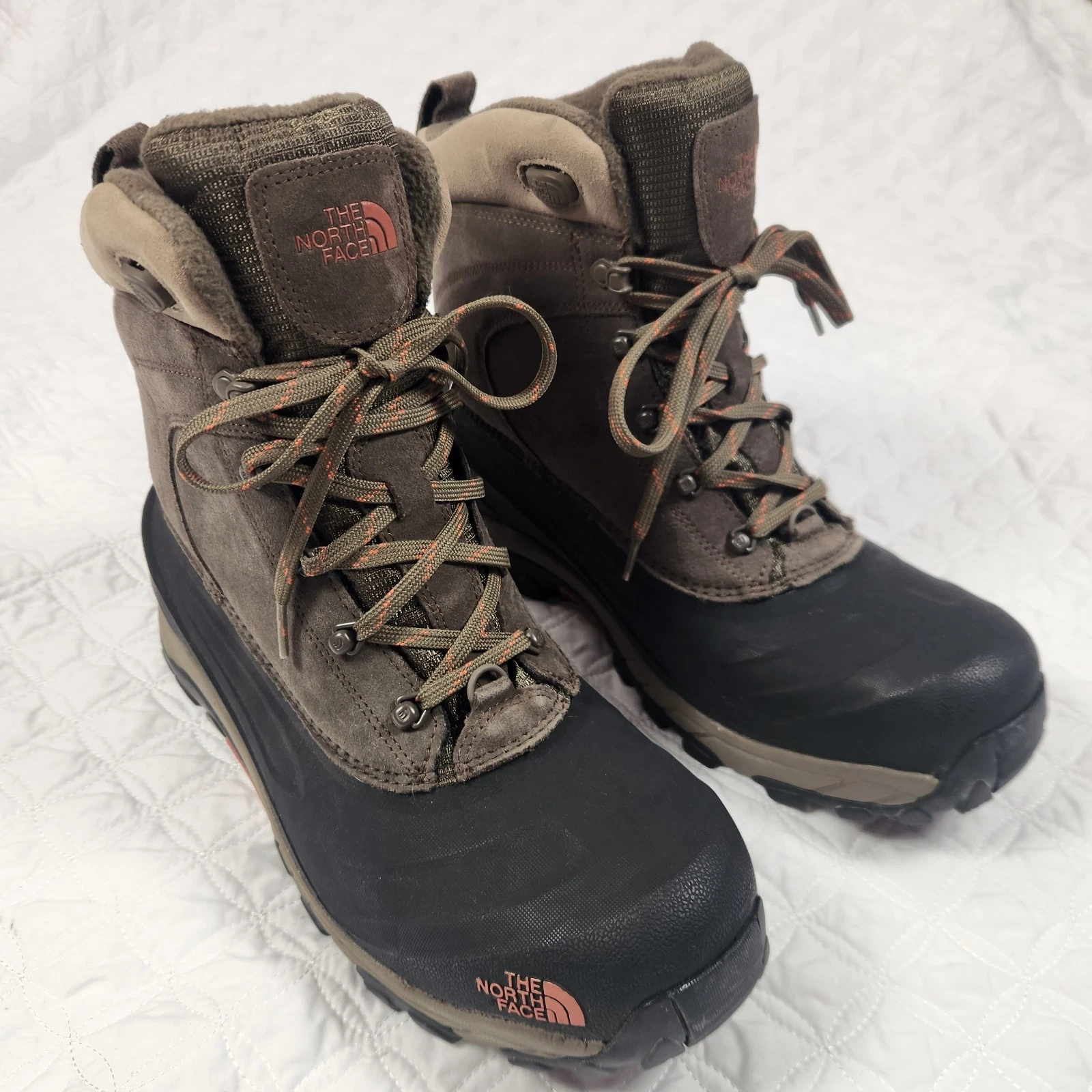 TNF Waterproof Insulated Snow Boots Brown/Black 11.5
Opens in a new window or tab