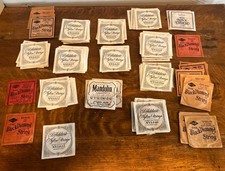 Vintage 50+ Czarne Diamentowe D'Addario Mandolina Banjo Nylon Wskaźniki Stringi