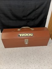 Vintage Titan Tool Box. With Original Tray