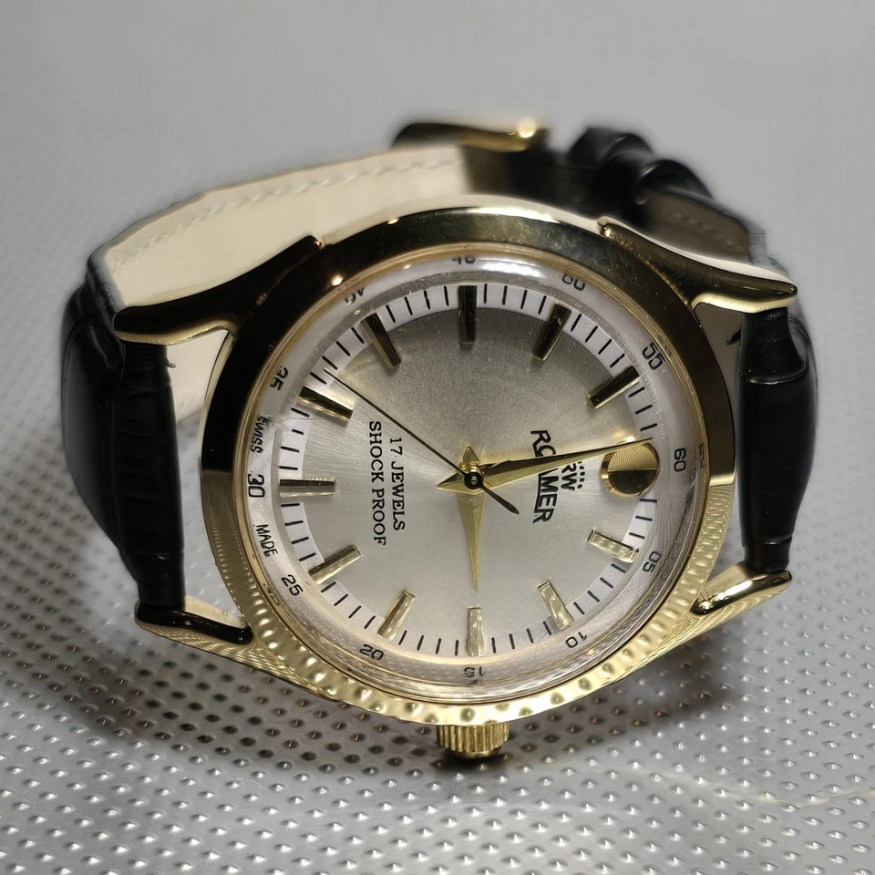Reloj Hombre Roamer Vintage Hecho en Suiza 36 mm Mecánico Antimagnético Incablog Foto 2 de 4