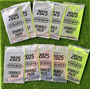 Lot Of (10) 2025 Panini Prizm Football Sparkle Pack Factory Sealed - H