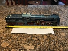 Vintage Steam Train Pressed Tin Litho Friction Circa 1950  s