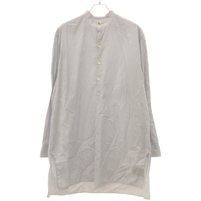 Kaptain Sunshine Sample Band Collar Striped Long Pullover