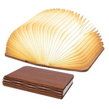 8 Colors Large Folding Book Lamp,Upgraded Version Portable Desk Light,Novelty...