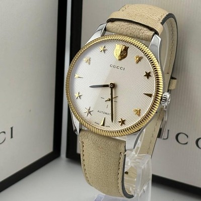 Gucci G Timeless 126.3 Automatic Men's Watch 40mm Near Mint Authentic