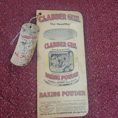 Clabber Girl Original  Baking Powder Note Packet With Tag Kitchen Collection 