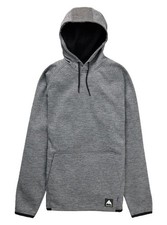 Burton Crown Weatherproof Pullover Fleece Men's Sweatshirt, True Black Heather,