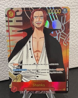 One Piece Card Game Shanks OP01-120 SEC ALT | eBay