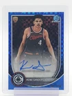 KOBE SANDERS 2025-26 BOWMAN CHROME ROOKIE BLUE X-FRACTOR AUTO /150 #BCA-KS Q1702