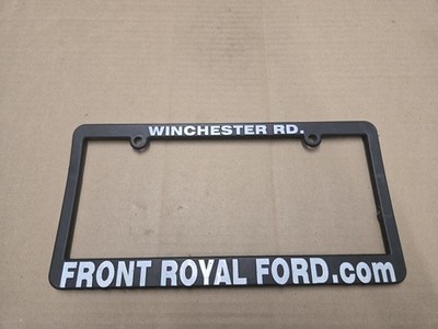 Front Royal Ford Virginia VA License Plate Tag Frame Holder Logo Nameplate Name 
