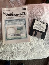 MICROSOFT WINDOWS 95 CD DISC 1981-1995 - PREOWNED WITH BOOKLET