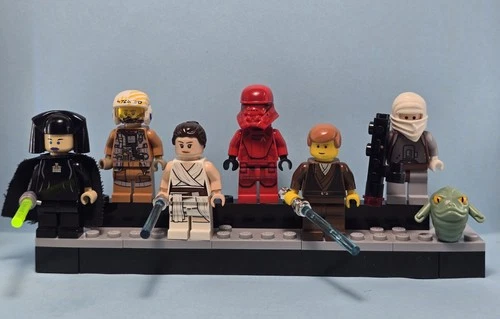 Lego Star Wars Lot Of 7 Minifigures Light Up Luminara Rotta The Hut Rey Sith  L5