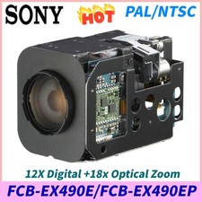 SONY FCB-EX490E/P 12X DigitaL 18x Optical Zoom Box Block Camera Module NTSC/PAL