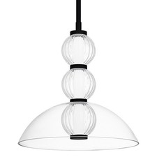 Quoizel PCELW1812 Elway 12"W LED Pendant - Black