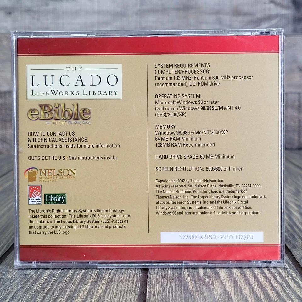 Max Lucado Life Works Library & eBible (PC CD-ROM,  2002) Christian New Sealed - Image 2 of 4