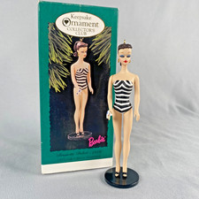 Barbie Brunette Debut 1959 Hallmark Keepsake Ornament 1995 Collectors Club
