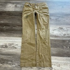 Polo Ralph Lauren Brown Tan Boys 8 24x24 Chino Embroidered Small Pony Pants