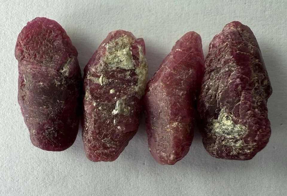 49.8 Ct Natural African Ruby (4pcs) - Image 2 of 4