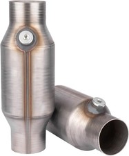 Catalytic Converter 3 Inch 2 Pcs High Flow Universal Catalytic Convert Inlet