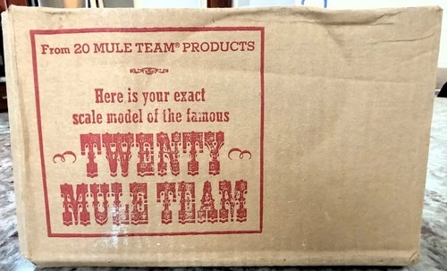 Vintage Twenty Mule Team Model Kit - NEW IN BOX by US B.