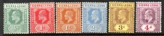 Sierra leone EVII to 4d mint