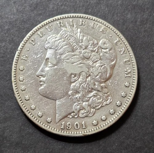 1901-S Morgan Dollar, VF, Cleaned