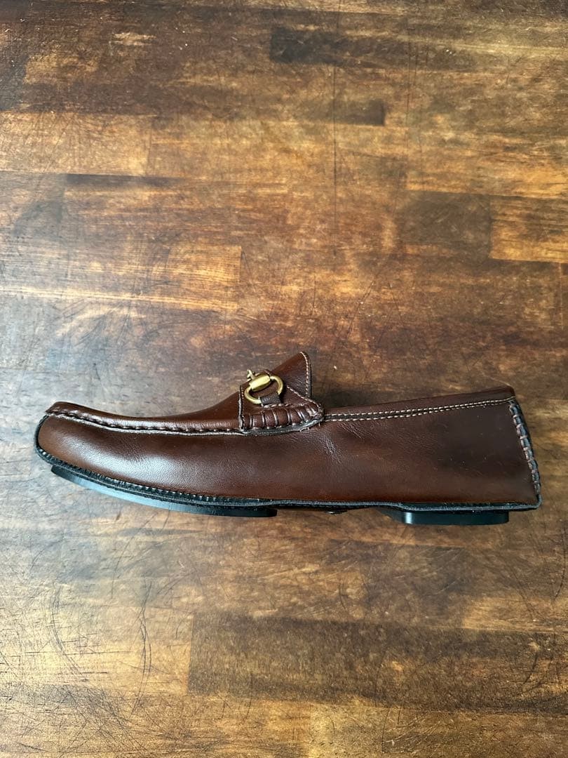 GUCCI Women's Loafers Horsebit Leather Brown EU36/US6 120234c thumbnail 10