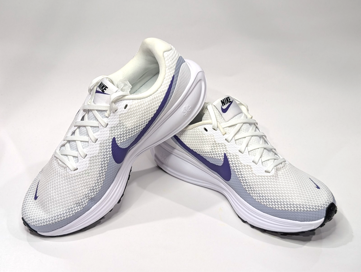 Nike Revolution 8 Unisex Men 7.5 Wm9 White Purple Ghost Athletic Sneaker NIB Men main image 4