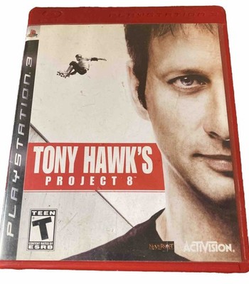 Tony Hawk s Project 8 PlayStation3 PS3 Case Manual Game