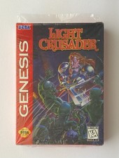 Sega Genesis- Light Crusader- 1995- Semi-sealed- Complete set-Game- Manual- Game