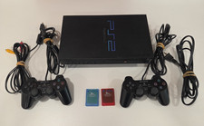 Playstation 2 Console Bundle 2 Controllers, Cords and Games Tested and Working