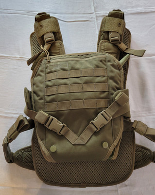 Mission Critical Tactical Baby Carrier Padded Mesh Green