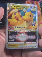 Dragonite VSTAR SWSH236 Holo Pokémon GO Stamped Black Star Promo Card NM