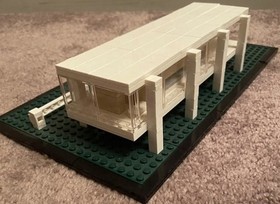 Lego 21009 Architecture Farnsworth House Frank Lloyd Wright Complete Set no Box