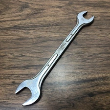 Vintage Williams Superrench USA 1" 7/8" Double Open End Wrench #1733